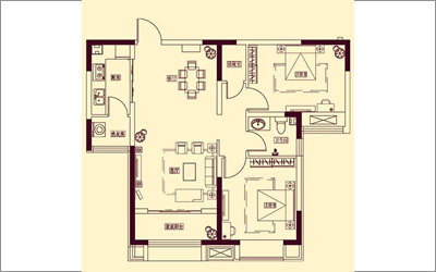 t字形房子t字形的房子,也叫做丁字形的房子.