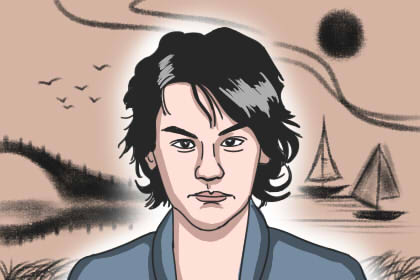长头发的男人