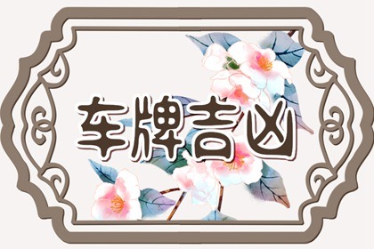 2023年车牌号码怎么选择最好 最吉利的三位数车牌
