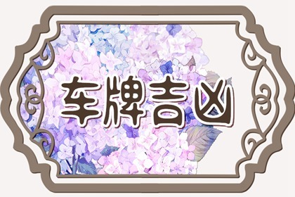 车牌选号选择什么样的数字 车牌号的吉凶