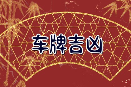 车牌三位数吉祥号大全 最好的车牌数字