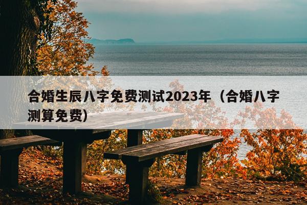 合婚生辰八字免费测试2023年（合婚八字测算免费）