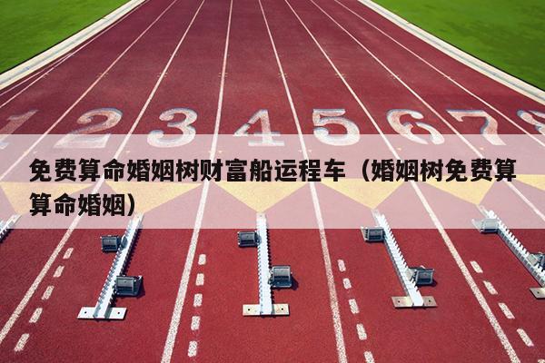 免费算命婚姻树财富船运程车（婚姻树免费算算命婚姻）