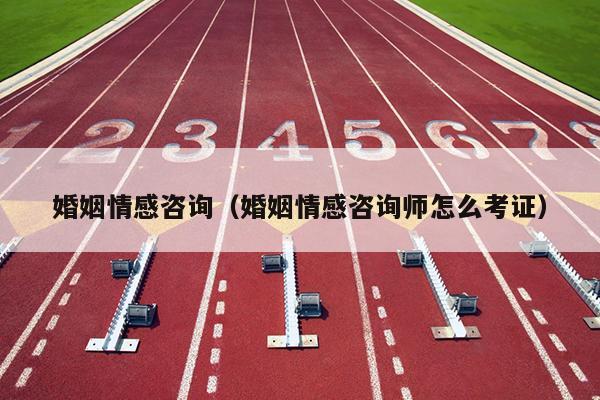 婚姻情感咨询（婚姻情感咨询师怎么考证）