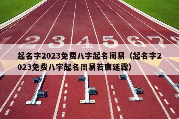 起名字2023免费八字起名周易（起名字2023免费八字起名周易若宸延霖）