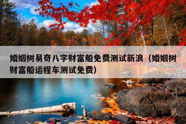 婚姻树易奇八字财富船免费测试新浪（婚姻树财富船运程车测试免费）