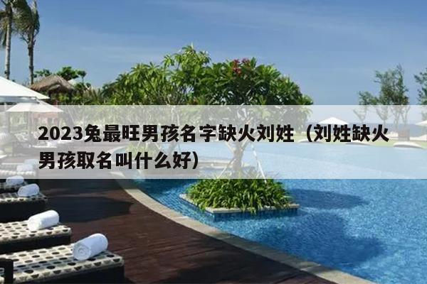 2023兔最旺男孩名字缺火刘姓（刘姓缺火男孩取名叫什么好）