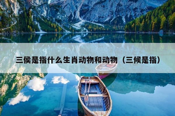 三侯是指什么生肖动物和动物（三候是指）