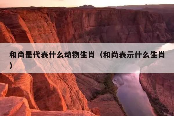 和尚是代表什么动物生肖（和尚表示什么生肖）