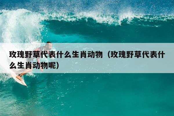 玫瑰野草代表什么生肖动物（玫瑰野草代表什么生肖动物呢）