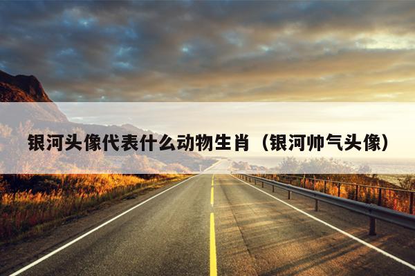 银河头像代表什么动物生肖（银河帅气头像）