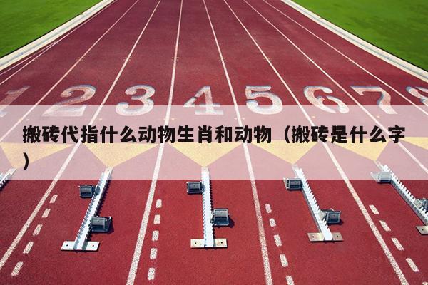 搬砖代指什么动物生肖和动物（搬砖是什么字）