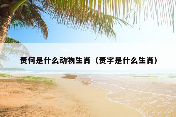 责何是什么动物生肖（责字是什么生肖）