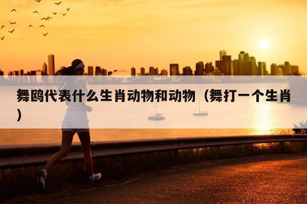 舞鸥代表什么生肖动物和动物（舞打一个生肖）