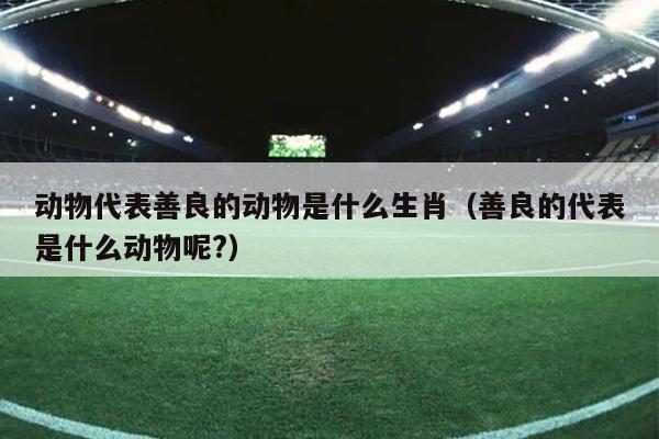 动物代表善良的动物是什么生肖（善良的代表是什么动物呢?）