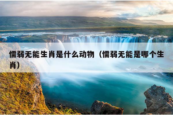懦弱无能生肖是什么动物（懦弱无能是哪个生肖）