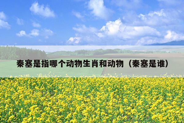 秦塞是指哪个动物生肖和动物（秦塞是谁）