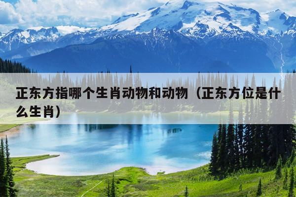 正东方指哪个生肖动物和动物（正东方位是什么生肖）