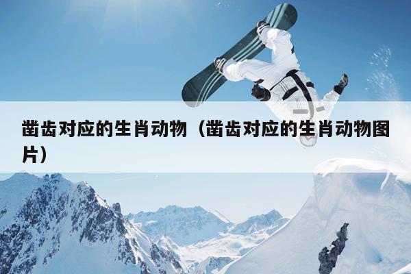凿齿对应的生肖动物（凿齿对应的生肖动物图片）