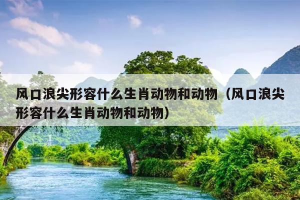 风口浪尖形容什么生肖动物和动物（风口浪尖形容什么生肖动物和动物）