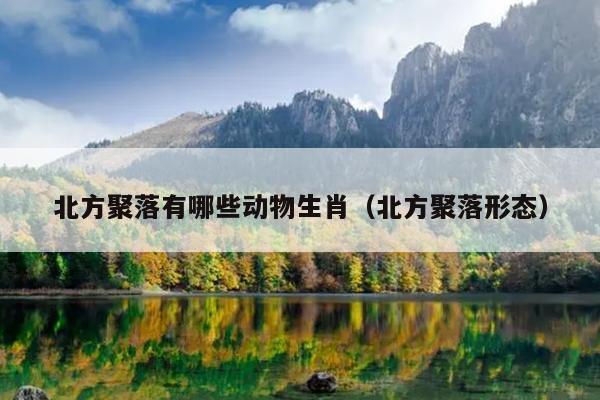 北方聚落有哪些动物生肖（北方聚落形态）