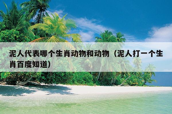 泥人代表哪个生肖动物和动物（泥人打一个生肖百度知道）