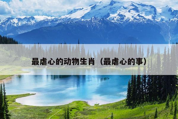 最虐心的动物生肖（最虐心的事）
