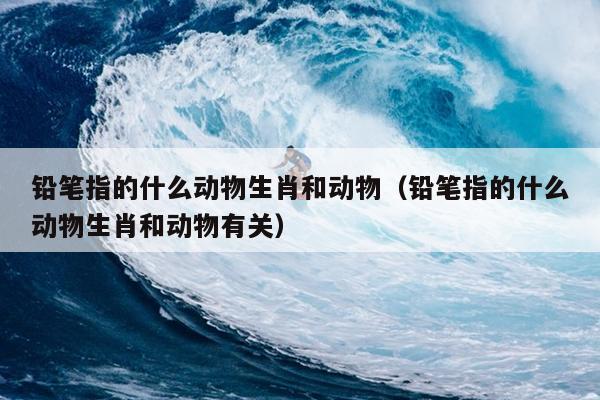 铅笔指的什么动物生肖和动物（铅笔指的什么动物生肖和动物有关）