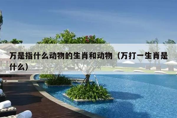 万是指什么动物的生肖和动物（万打一生肖是什么）