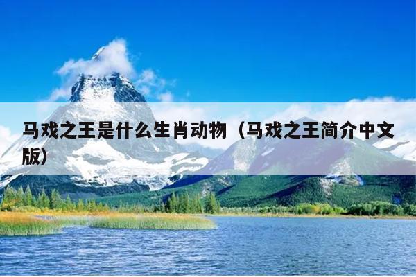 马戏之王是什么生肖动物（马戏之王简介中文版）