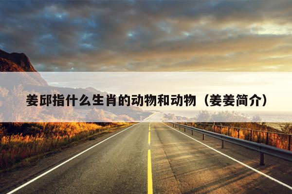 姜邱指什么生肖的动物和动物（姜姜简介）