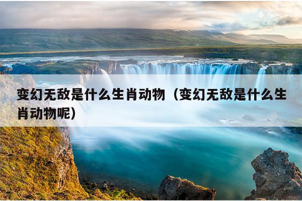 变幻无敌是什么生肖动物（变幻无敌是什么生肖动物呢）