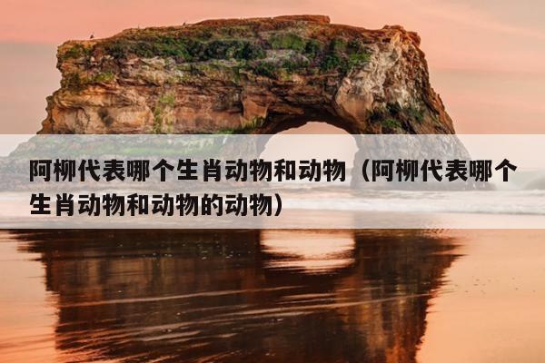 阿柳代表哪个生肖动物和动物（阿柳代表哪个生肖动物和动物的动物）