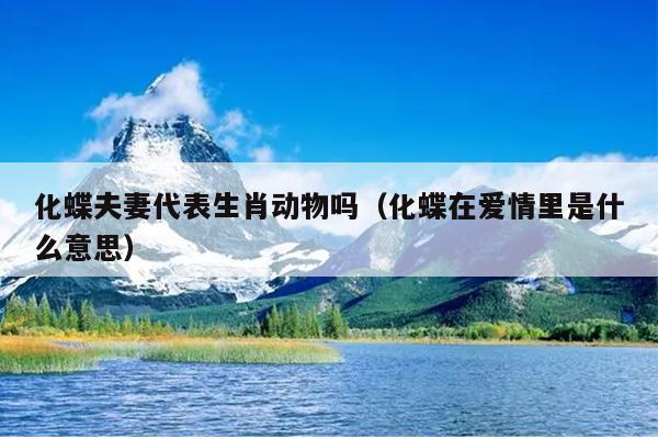 化蝶夫妻代表生肖动物吗（化蝶在爱情里是什么意思）