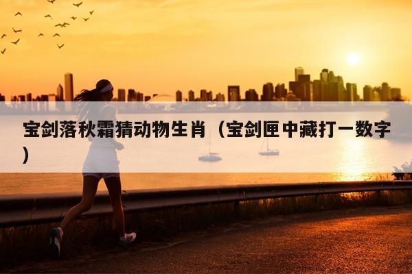 宝剑落秋霜猜动物生肖（宝剑匣中藏打一数字）