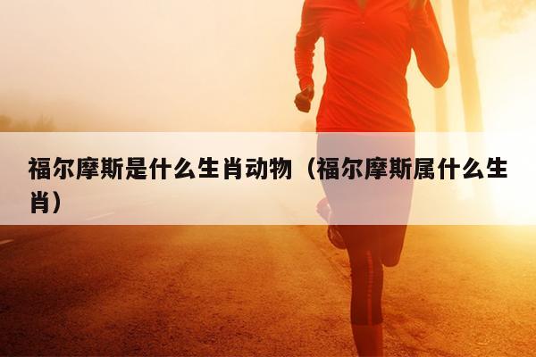 福尔摩斯是什么生肖动物（福尔摩斯属什么生肖）