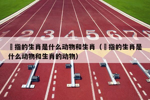 覕指的生肖是什么动物和生肖（覕指的生肖是什么动物和生肖的动物）