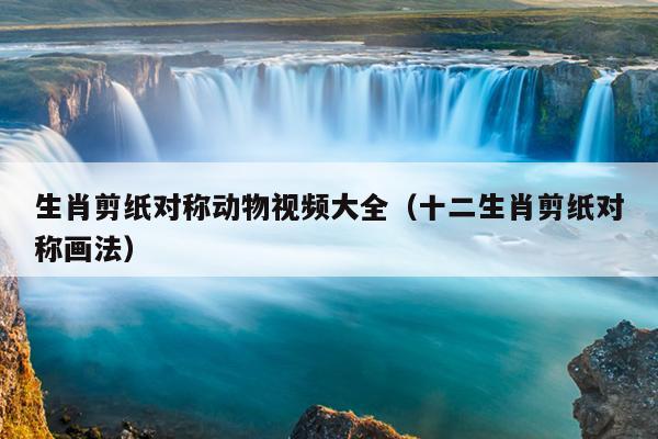 生肖剪纸对称动物视频大全（十二生肖剪纸对称画法）