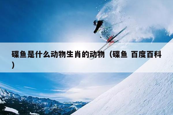 碟鱼是什么动物生肖的动物（碟鱼 百度百科）