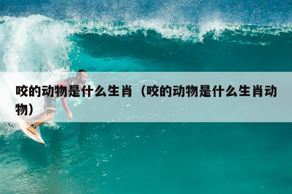 咬的动物是什么生肖（咬的动物是什么生肖动物）