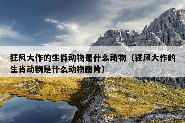 狂风大作的生肖动物是什么动物（狂风大作的生肖动物是什么动物图片）