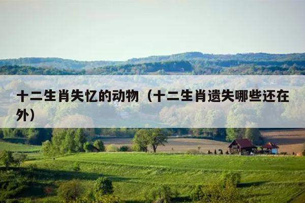 十二生肖失忆的动物（十二生肖遗失哪些还在外）
