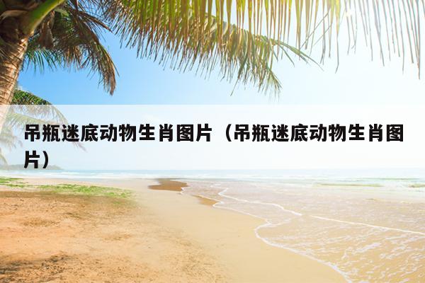 吊瓶迷底动物生肖图片（吊瓶迷底动物生肖图片）