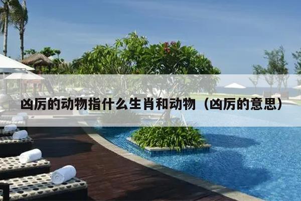 凶厉的动物指什么生肖和动物（凶厉的意思）