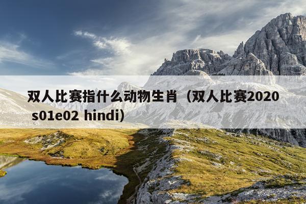双人比赛指什么动物生肖（双人比赛2020 s01e02 hindi）