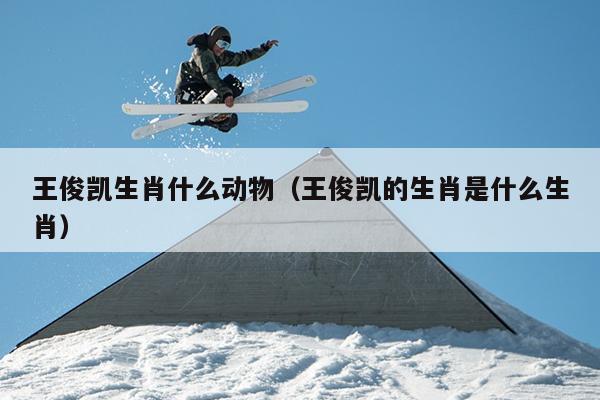 王俊凯生肖什么动物（王俊凯的生肖是什么生肖）