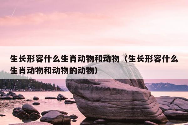 生长形容什么生肖动物和动物（生长形容什么生肖动物和动物的动物）