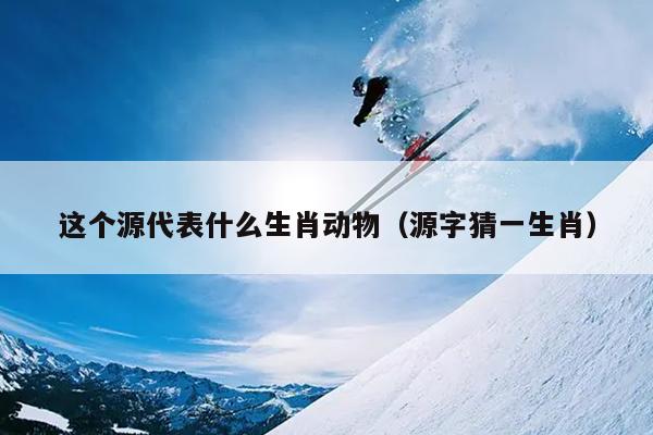 这个源代表什么生肖动物（源字猜一生肖）
