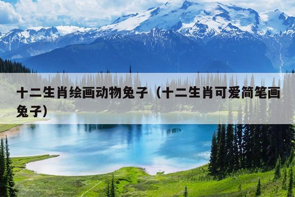 十二生肖绘画动物兔子（十二生肖可爱简笔画兔子）