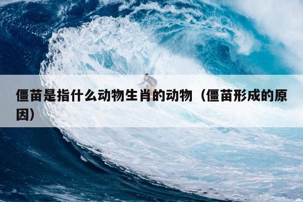 僵苗是指什么动物生肖的动物（僵苗形成的原因）